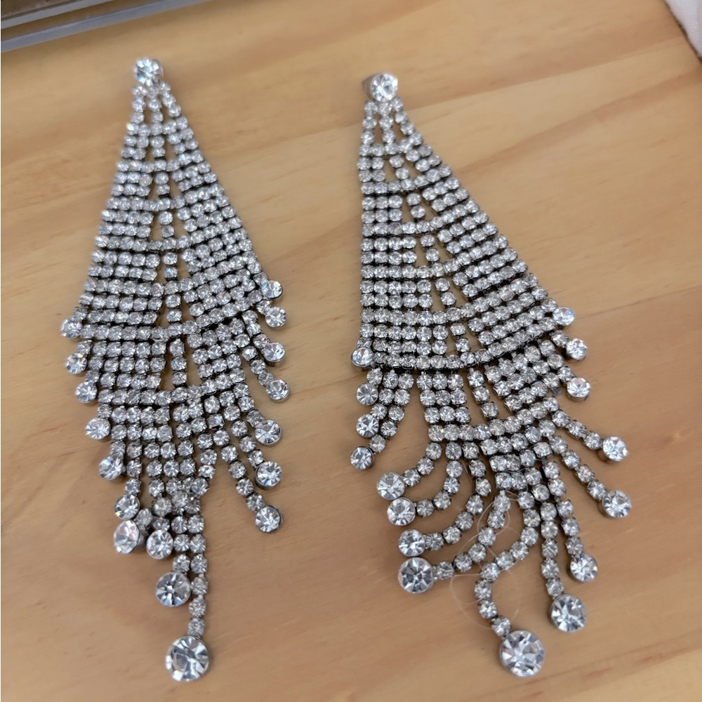 Silver Chandelier Earrings